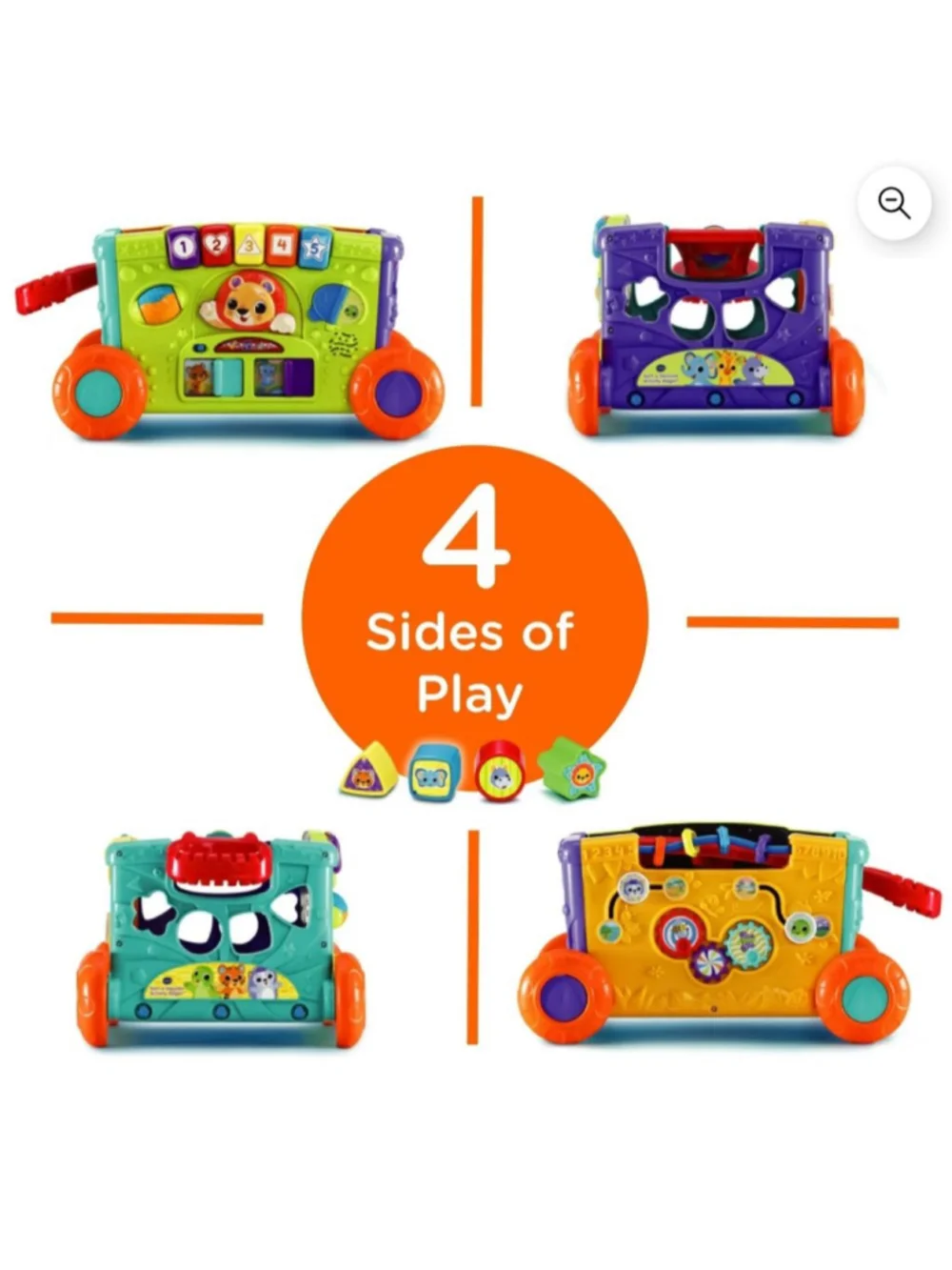 Baby VTech Sort & Discover Activity Wagon Green Orange
